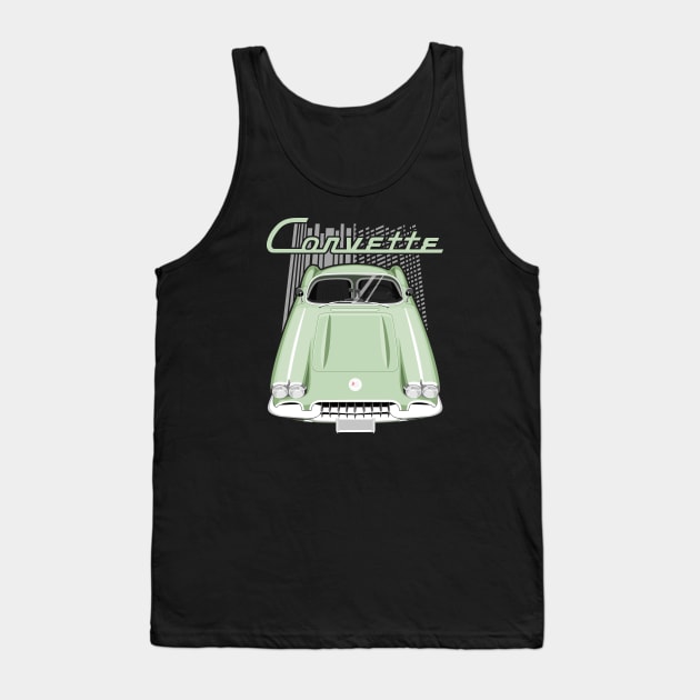 Corvette C1 1958-1960 - Green Tank Top by V8social